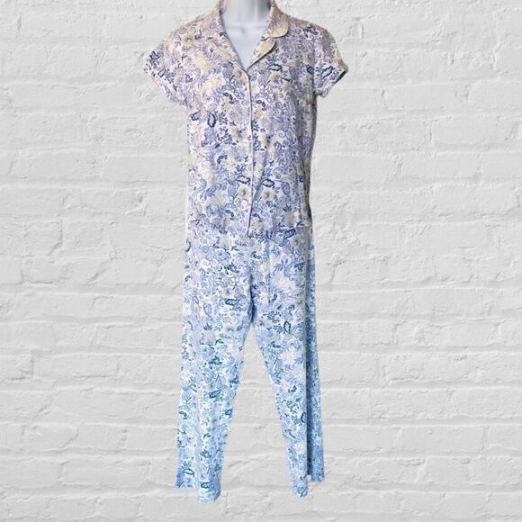 Spa by Charter Club Short Sleeve Pajama Set - Picture 1 of 11